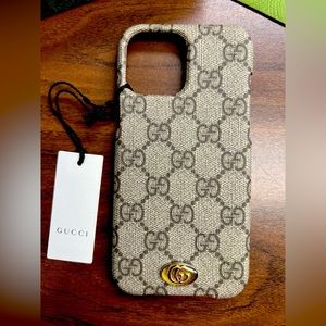 GUCCI GG SUPREME MONOGRAM OPHIDIA IPHONE 13 PRO MAX CASE